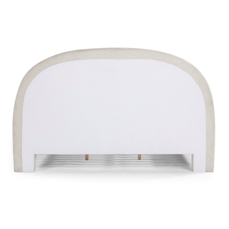 Orphea Sugar Off White Boucle King Bed