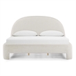 Orphea Sugar Off White Boucle King Bed