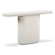 Suraya Ivory Concrete Console Table
