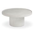 Darcy White Indoor/Outdoor Concrete Coffee Table