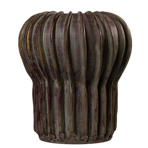 Visha Gray Green Tabletop Terracotta Vase
