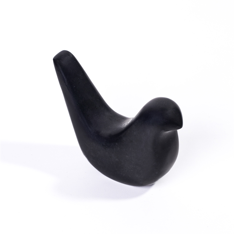 Black Marble Bird Statue
