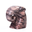 Marble Pink Green Elephant Statue