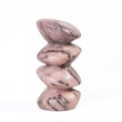 Marble Pink Cairn Object