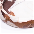 Breccia Marble White Brown Round Edged Catch-All