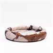 Breccia Marble White Brown Round Edged Catch-All