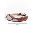 Breccia Marble White Brown Round Edged Catch-All