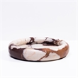 Breccia Marble White Brown Round Edged Catch-All