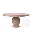 Natural Travertine Cake Stand Tabletop Decor