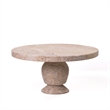 Natural Travertine Cake Stand Tabletop Decor