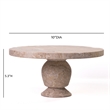 Natural Travertine Cake Stand Tabletop Decor