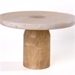Yellow Onyx Marble Cake Stand