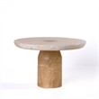 Yellow Onyx Marble Cake Stand