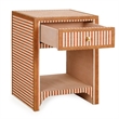 Kora Terracotta Cotton Jute Nightstand