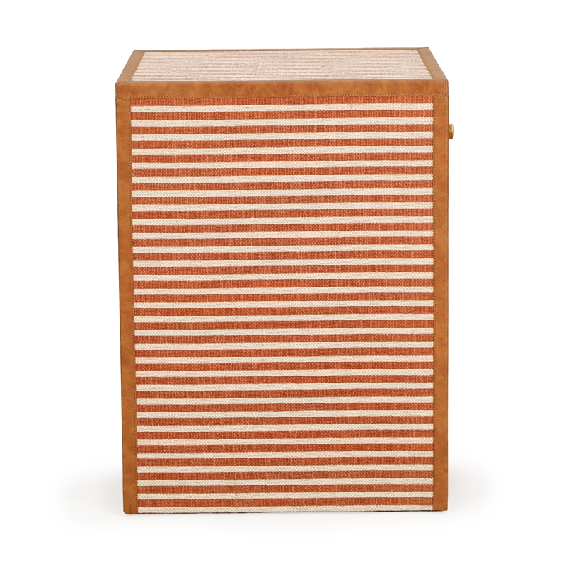 Kora Terracotta Cotton Jute Nightstand