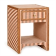 Kora Terracotta Cotton Jute Nightstand