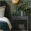 Cassis Mother of Pearl Black Nightstand