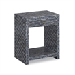 Cassis Mother of Pearl Black Nightstand
