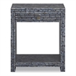 Cassis Mother of Pearl Black Nightstand
