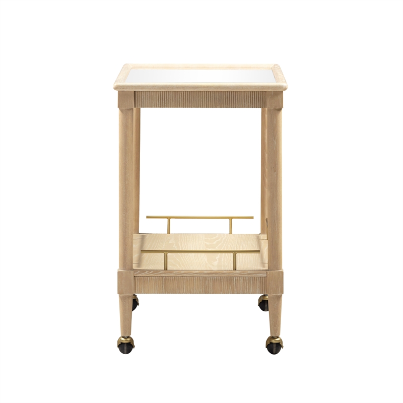 Slosh Natural Ash Bar Cart