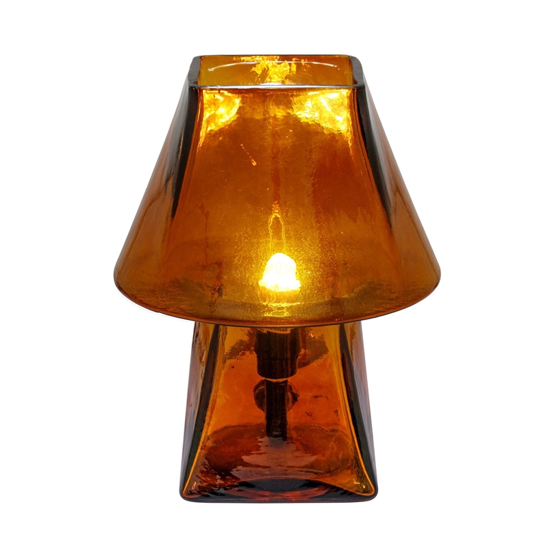Luca Smokey Glass Mini Lamp