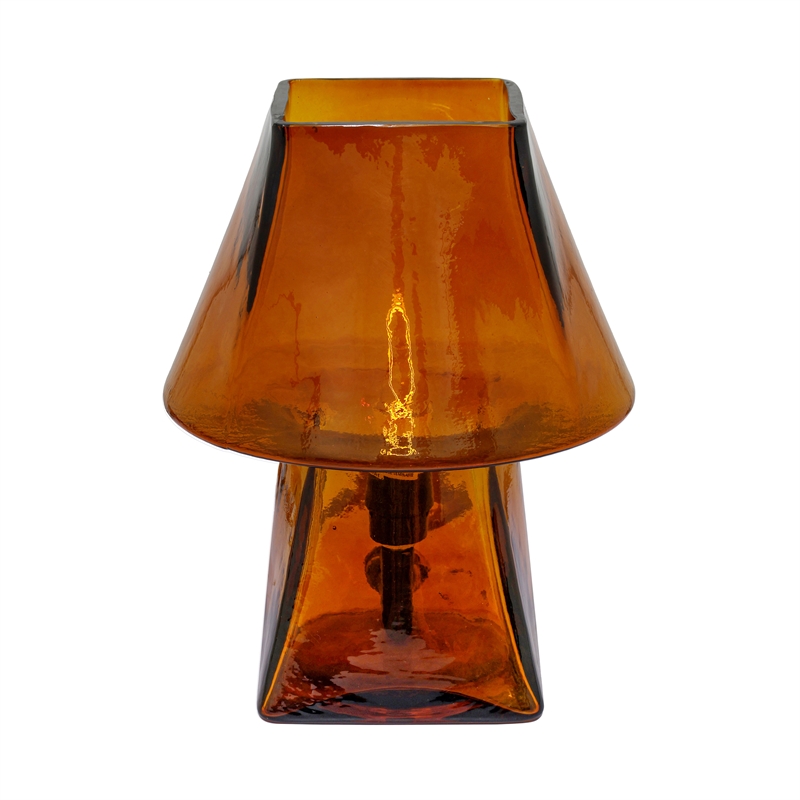 Luca Smokey Glass Mini Lamp