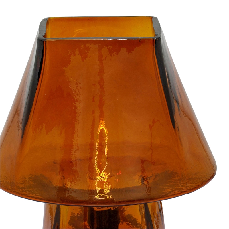 Luca Smokey Glass Mini Lamp