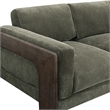 Elyn Olive Green Upcycled Chenille Sofa