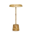 Destin Natural Burl Designer Side Table