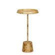 Destin Natural Burl Designer Side Table
