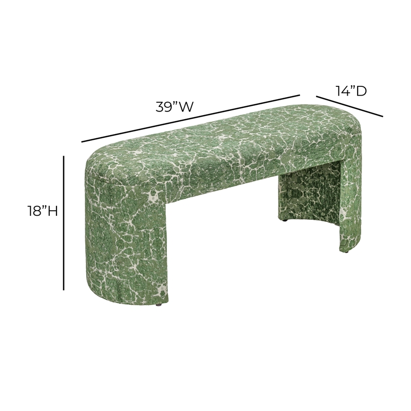 Greenspace Round Upholstered Bench