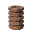 Brown Marble Layered Vase