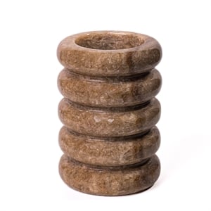 Brown Marble Layered Vase