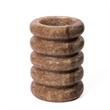 Brown Marble Layered Vase