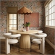 Synn Cream Performance Boucle Dining Chair