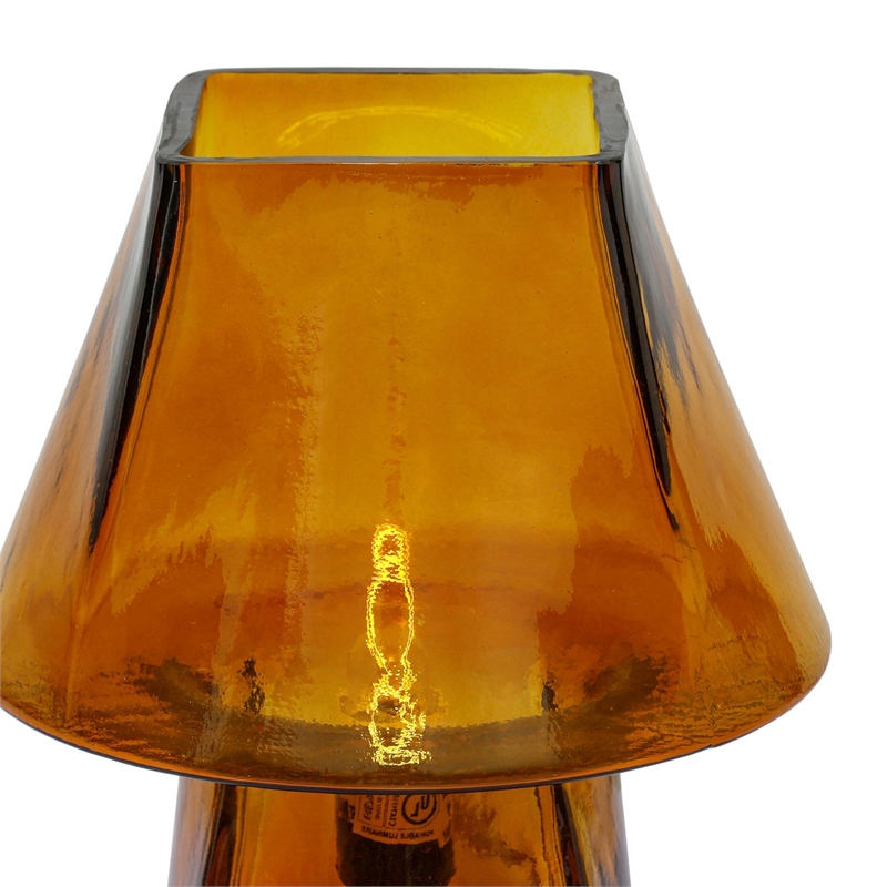 Luca Amber Glass Mini Lamp