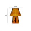 Luca Amber Glass Mini Lamp
