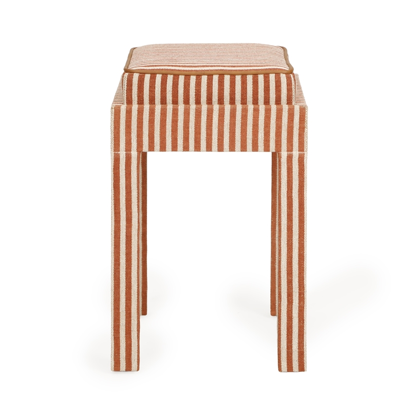 Kora Terracotta Cotton Jute Stool