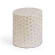 Lorna Stool in Pearl Petal Capiz Shell Motif