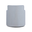 Passe Blue Striped Swivel Chair