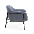 Lua Blue Chenille Accent Chair