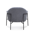 Lua Blue Chenille Accent Chair