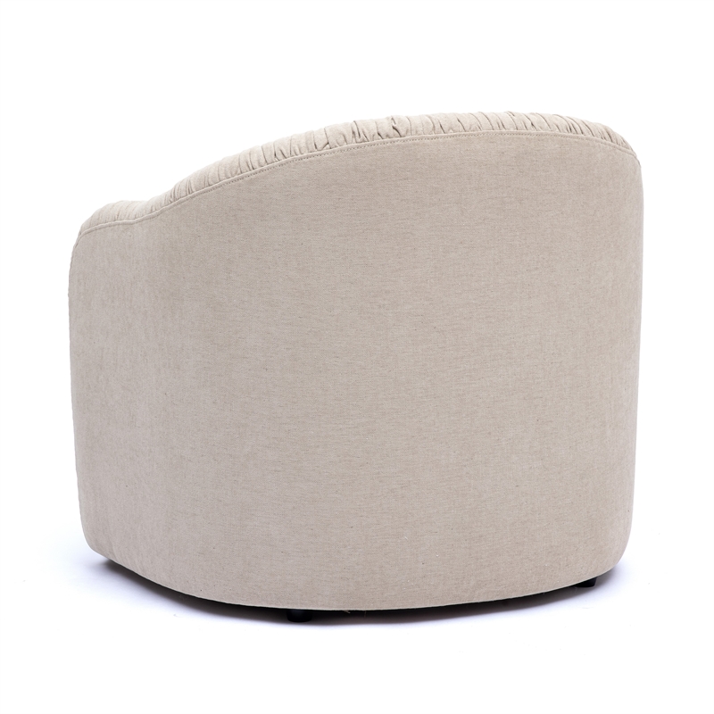 Pamela Tan Chenille Tassel Lounge Chair