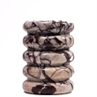 Breccia Marble Layered Vase