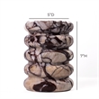 Breccia Marble Layered Vase