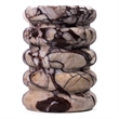 Breccia Marble Layered Vase