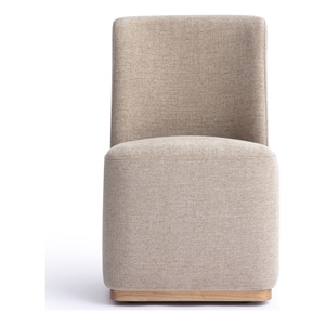 Melissa Tan Performance Fabric Rolling Dining Chair