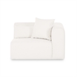 Tarra Cream Chenille Modular RAF Corner Chair
