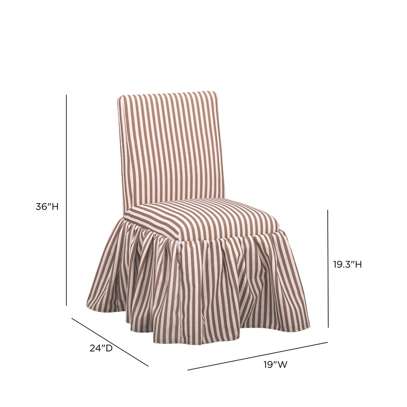 Gertrude Curry Yellow Linen Dining Chair