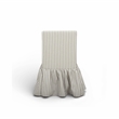Gertrude Striped Khaki Linen Dining Chair